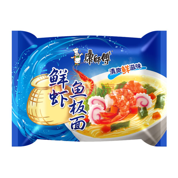 Лапша б/п KangShifu со вкусом морепродуктов, 98 г