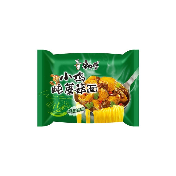 Лапша б/п KangShifu со вкусом курицы и грибов, 95г