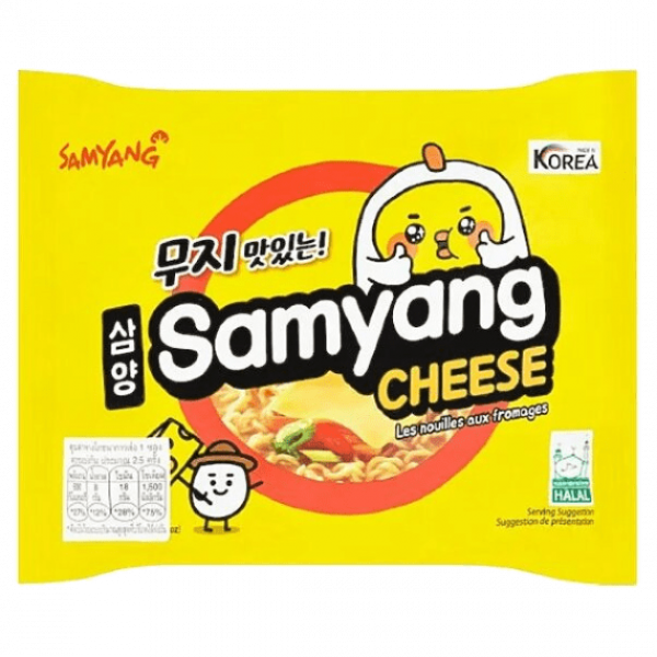 Лапша б/п Samyang Cheese со вкусом сыра, 120 г