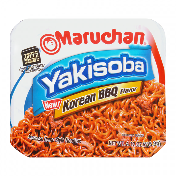 Лапша б/п Maruchan YAKISOBA со вкусом корейского барбекю, 113 г