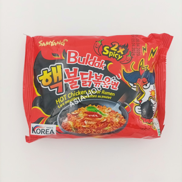 Лапша б/п Samyang 2X Spicy экстра острая со вкусом курицы , 140 г