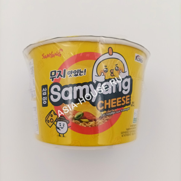 Лапша б/п Samyang Cheese со вкусом сыра (Чашка) , 105 г